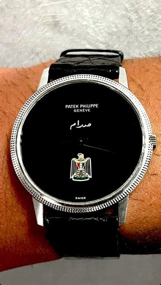 patek philippe saddam hussein watch|[Patek Philipe] My friend’s unique watch : r/Watches .